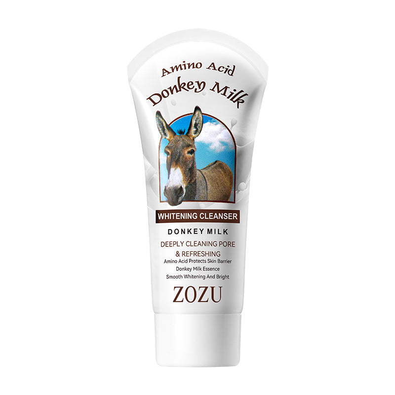 Donkey Milk Facial Cleanser ZOZU Amino Acid Cleansing Non-irritating Facial Cleanser Cross-Border Foreign Trade Wholesale