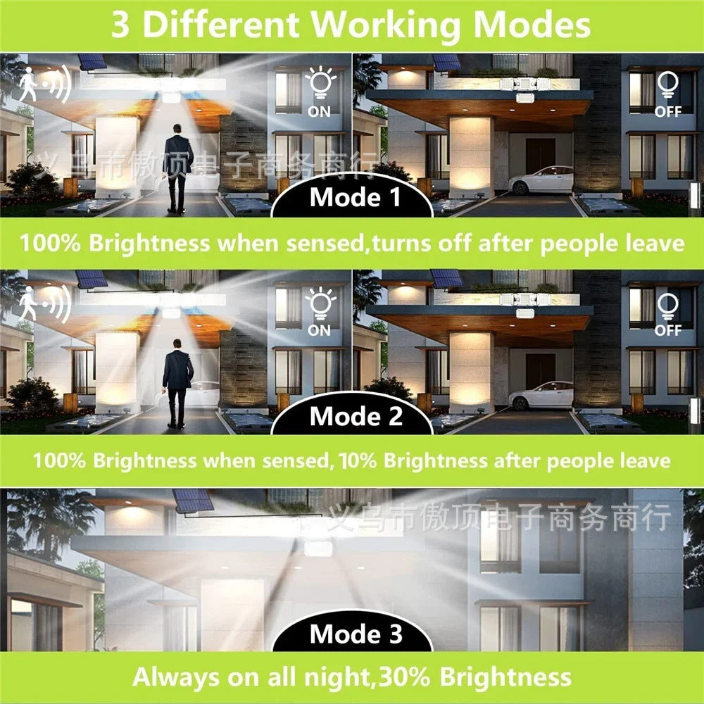 Solar Light Outdoor Garden Light Human Body Sensing Split Street Light Waterproof Wall Garden Garage Lighting Wall Light