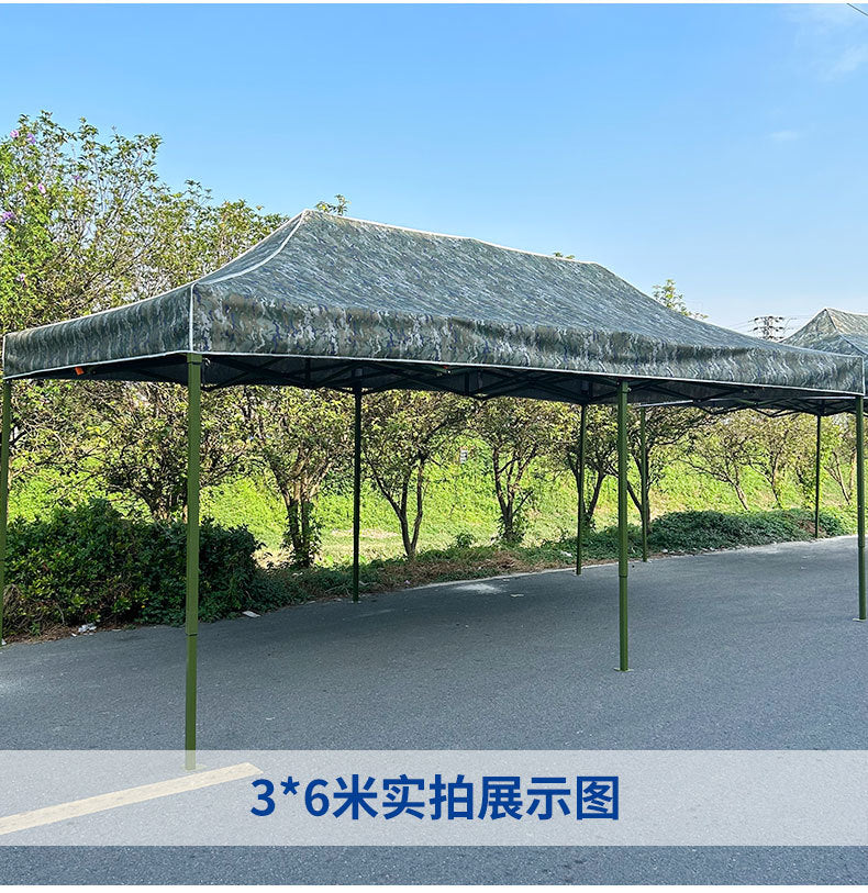 21Ink Wash Pattern Camouflage Tent Outdoor Mobile Parking Shed Exhibition Advertising Promotion Exhibition Four-Corner Sunshade Shed