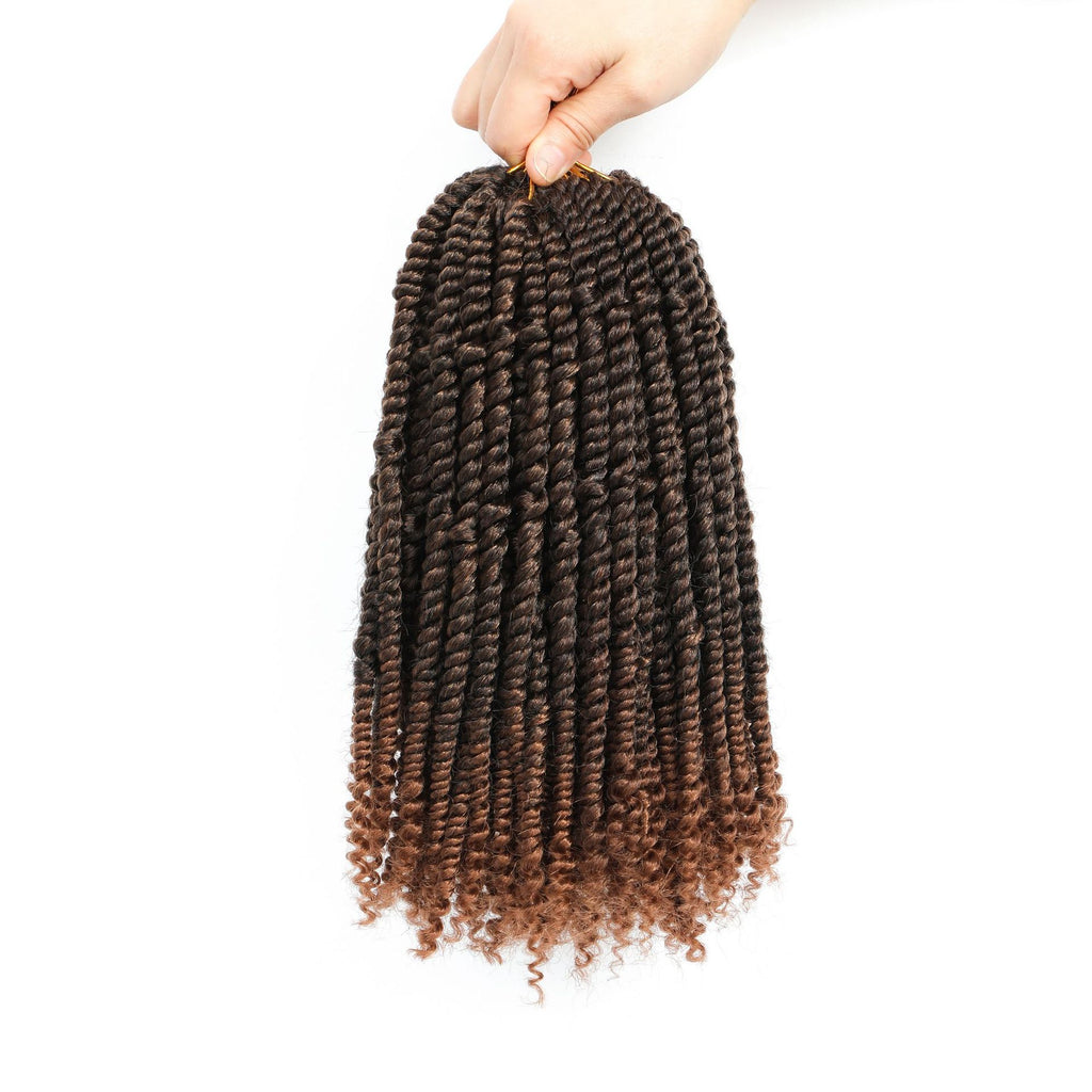 TEMU Cross-Border Foreign Trade Hot-Selling European and American Crochet Hair Synthetic Fiber Passion  Twist  Crochet  Hair