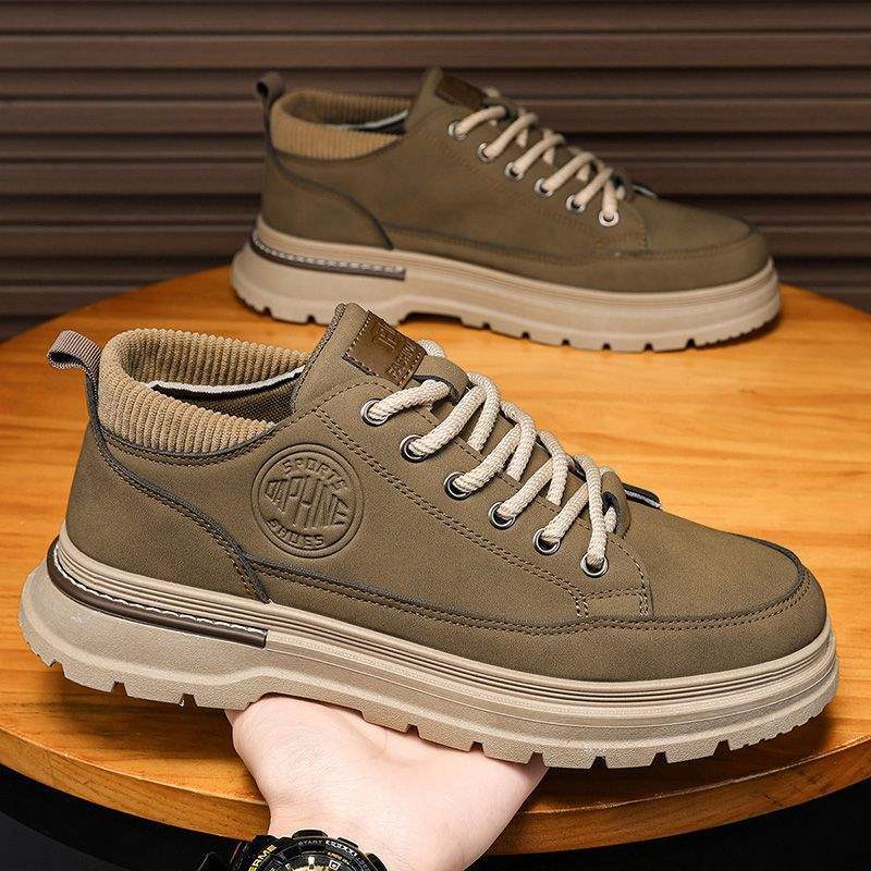 Plus Size Men's Martin Boots Sports Shoes Workwear Short Boots Trendy Men's Casual Versatile Outdoor Shoes Men's Style