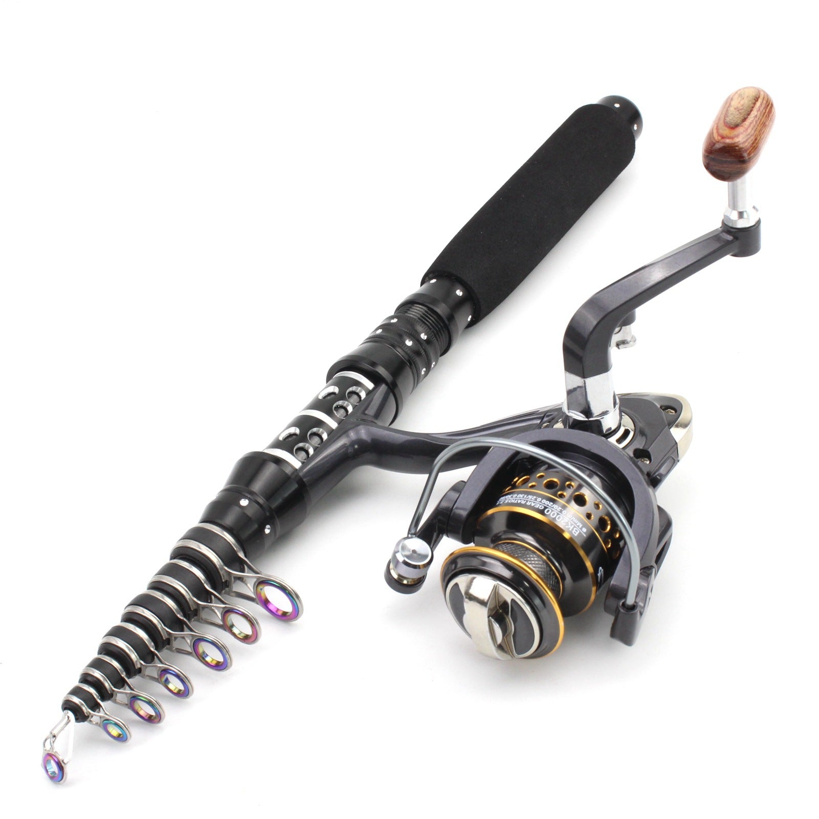 Fishing Gear: Ultra-Short Portable Telescopic Fishing Rod, Small Sea Rod, Rock Fishing Long Casting Rod, Fishing Set