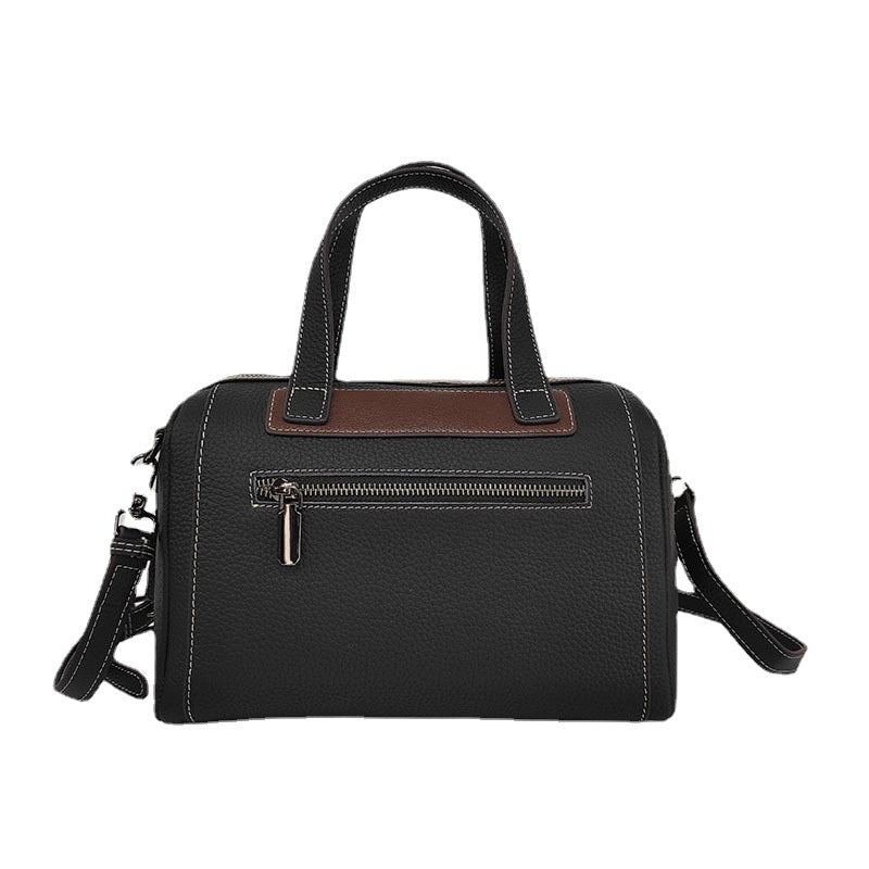 Boston Crossbody Pillow Bag Privacy Protection Fingerprint Unlock Genuine Leather Handbag Commuter Women's Bag Crossbody Bag