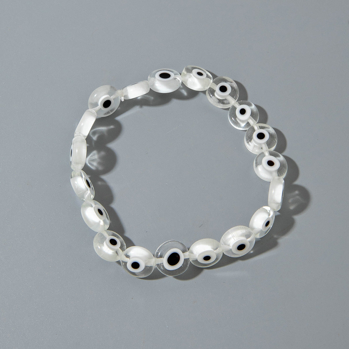 European and American Ornament Bohemian Devil's Eye Beaded Bracelet  Fashionable and Unique Eye Elastic Bracelet Wholesale