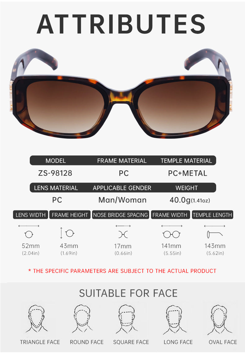 European and American fashion narrow frame sunglasses for women INS Street style square sunglasses for women wholesale sunglasses