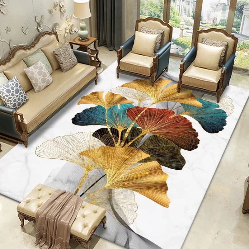 Crystal Velvet Carpet Home Carpet Simple Nordic Classical Office Carpet Full Coverage Bedside Rug Living Room Carpet