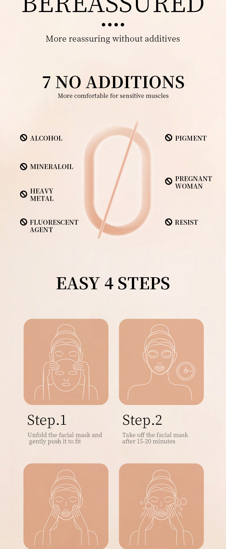 Camellia Mask BIOAOUA Hydrating Moisturizing Tablets Cross-Border Wholesale Manufacturer