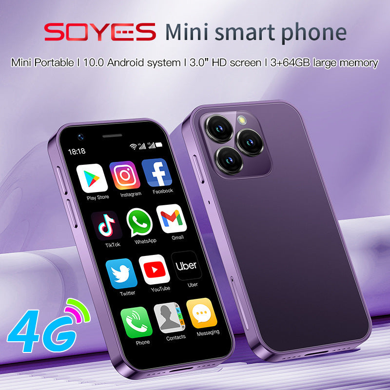 XS16All Netcom4G Mini Mobile Phone Ultra Small Pocket Four Core Android Smart Phone Google