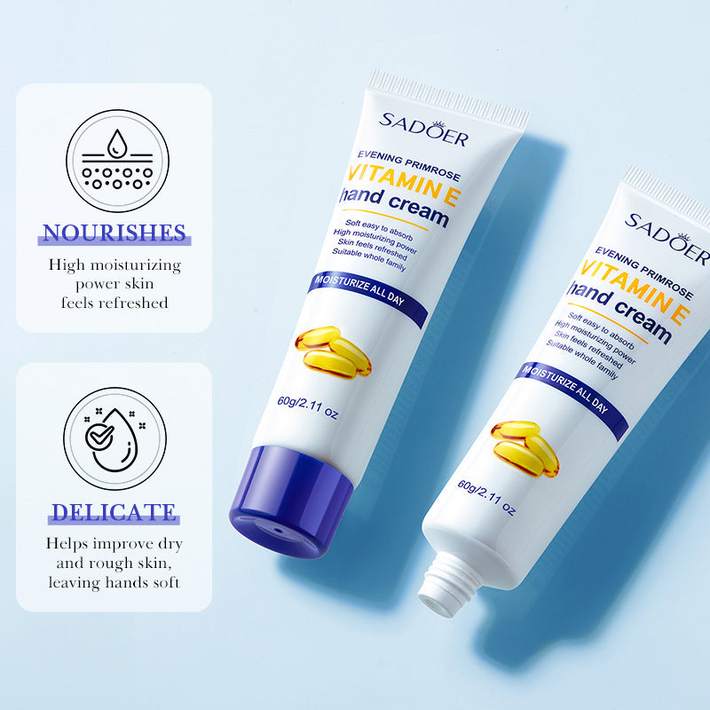 All English Vitamins E Hand cream SADOER Evening Primrose Hydrating Moisturizing Anti-Chapped  Wholesale