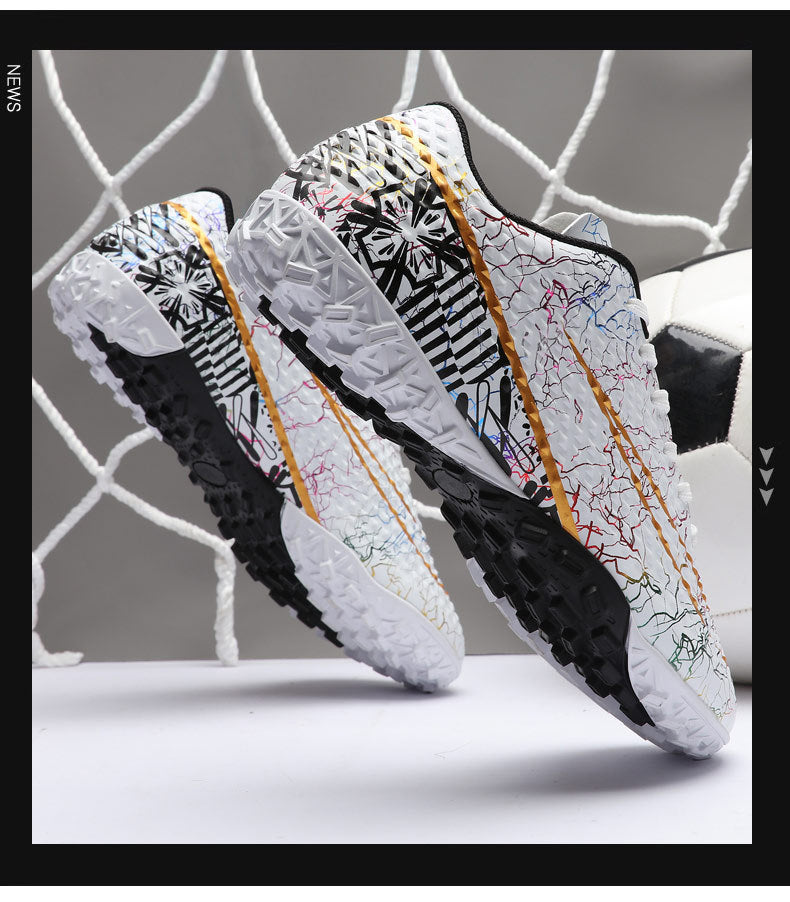 New professional football shoes for men and women AG Spike TF Broken Nail Youth Student Grassland Competition Training Shoes