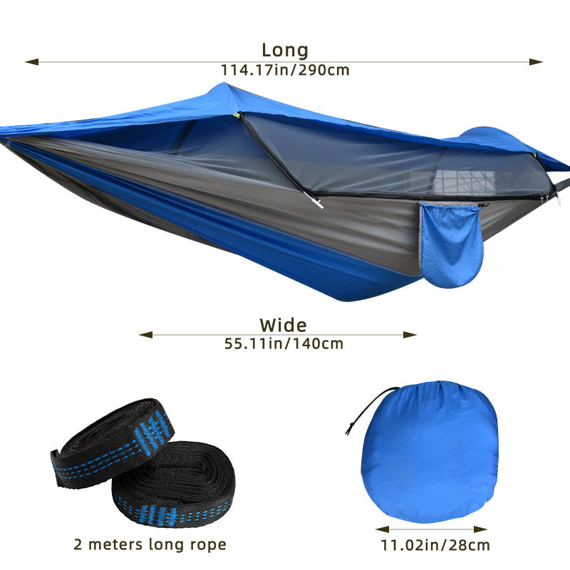 Outdoor Mosquito-Proof Portable Swing Outdoor Hammock Sunshade Wholesale290*140cm