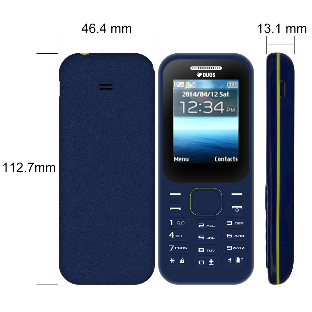 Exclusive Supply2G GSM Dual SIM Card Straight Button Phone B310 Functional phone for seniors with ultra-long standby time