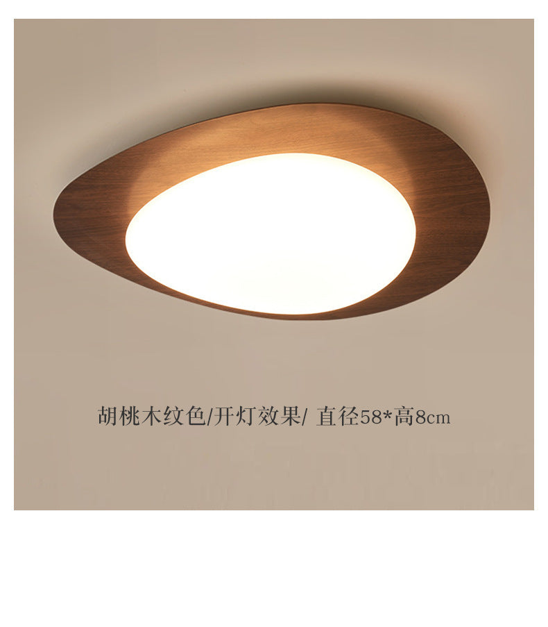 French Vintage Style Bedroom Ceiling Light Modern Simple Walnut Living Room Light Iron Art Water Transfer Printing Study Light Wholesale