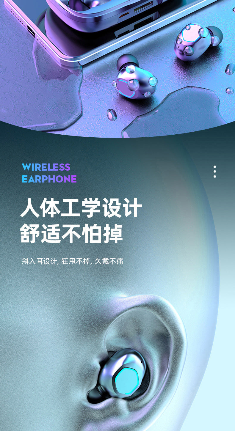 Popular M9Wireless Bluetooth Headset TWS In-ear long-lasting high-quality private model wireless Bluetooth earphones
