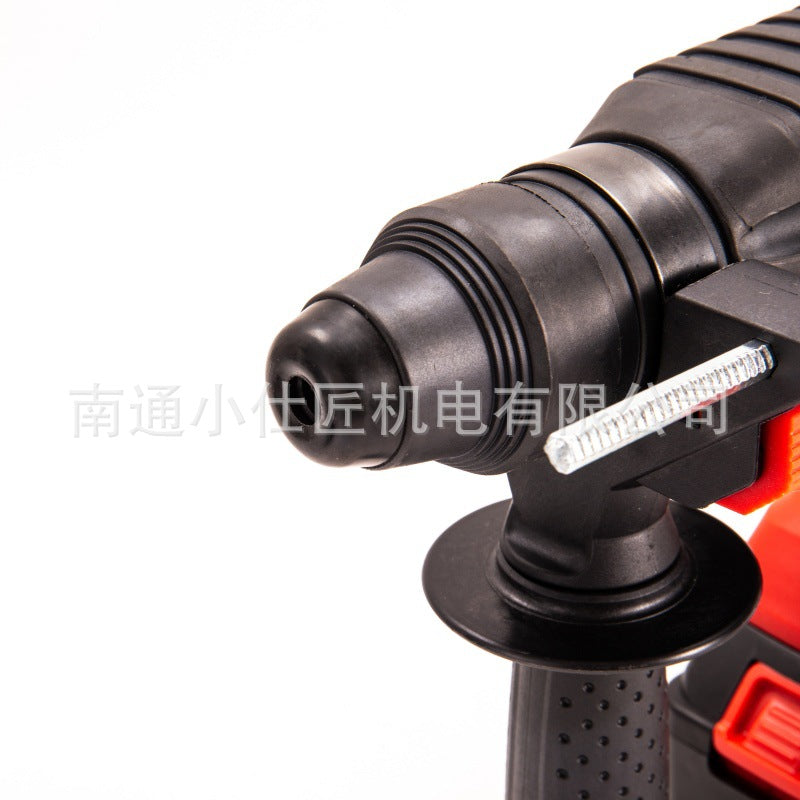 Manufacturer Supply Multi-Functional High-Power Lithium Electric Hammer Cross-Border Foreign Trade Industrial Grade Rechargeable Concrete Impact Electric Hammer