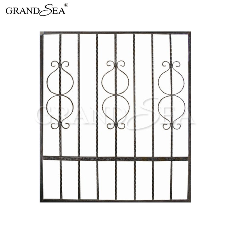 New Design  Metal Grill Simple Iron Window Grills