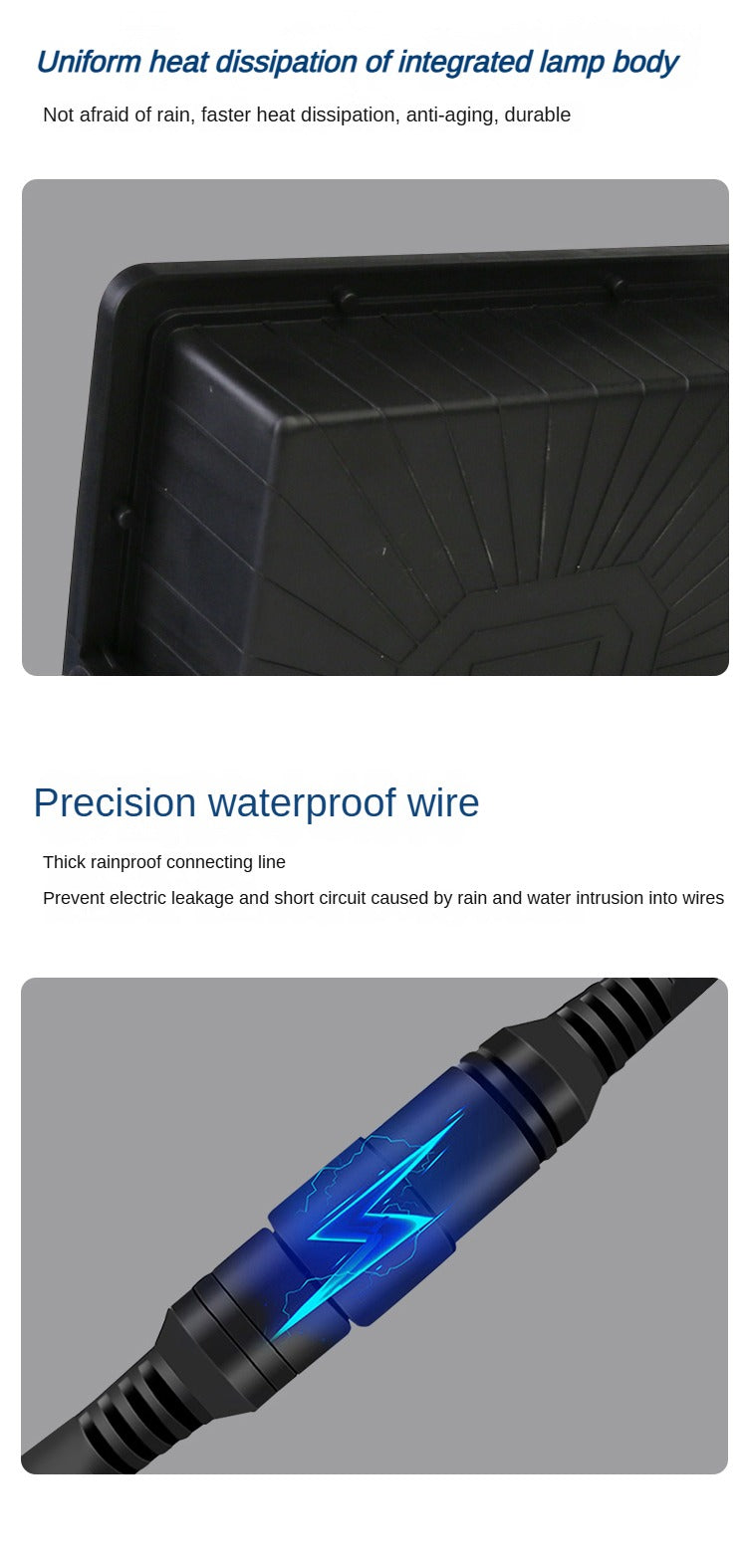 Hot-Selling Solar Outdoor Light with Human Body Induction, ABS Waterproof Lighting for Courtyard and Community Solar Flood Light