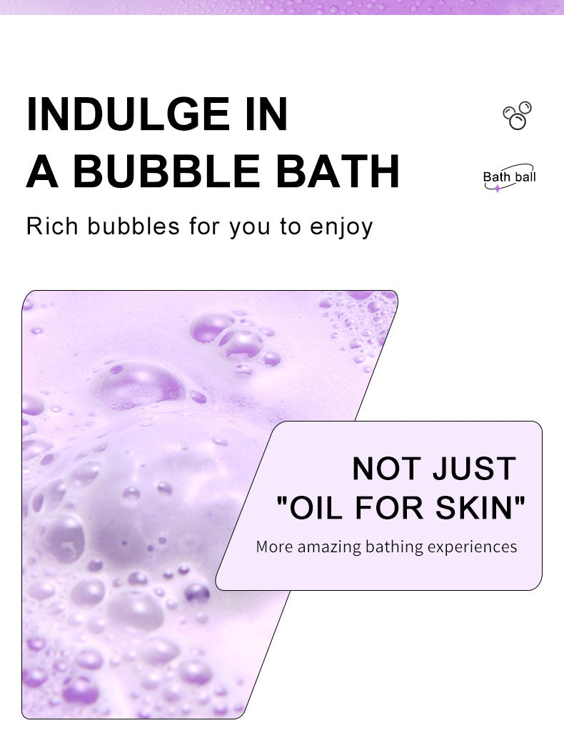 Full English Dried Flower Explosive Bath Salt Ball100gSADOER Clean Fragrance Bath Ball  Wholesale