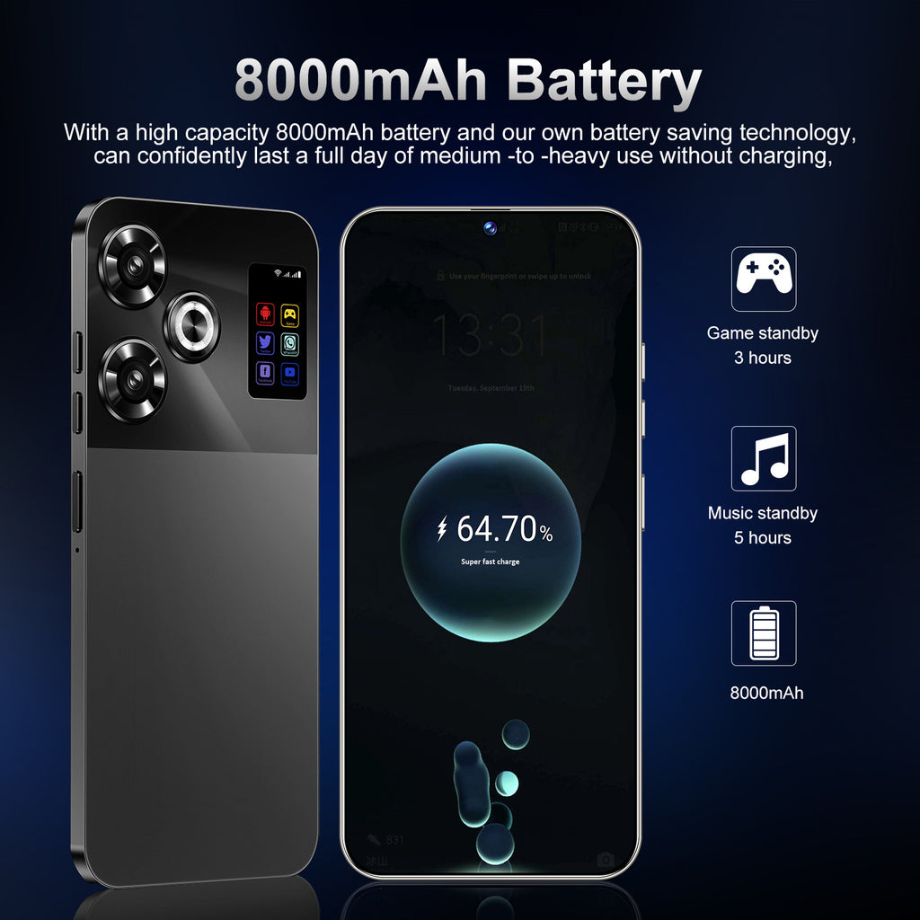 AliExpress TK Popular S25Ultra Android7.3inch smartphone16+1T Brand new, unopened factory