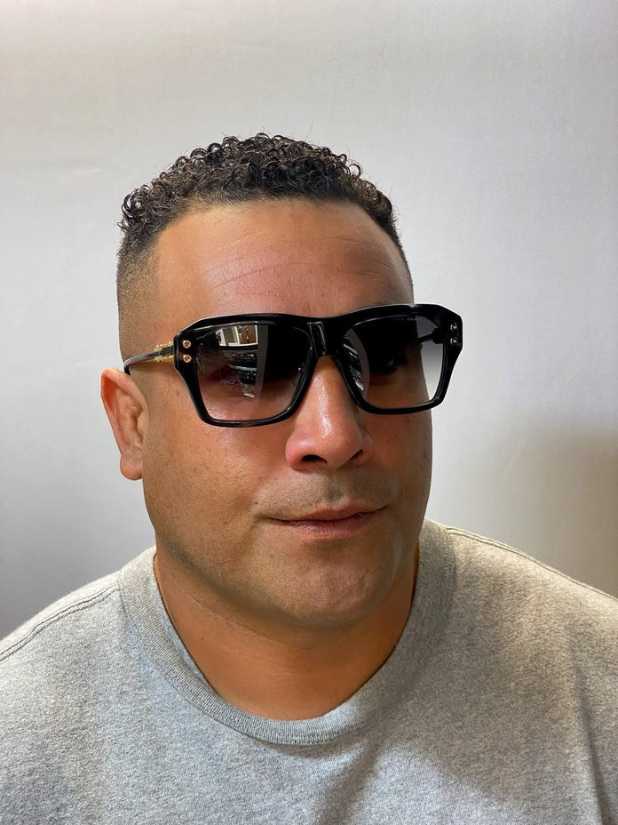 European and American Fashion Large Square Frame Sunglasses for Men High-end Sun Protection Sunglasses Men's Trendy Glasses sunglasses