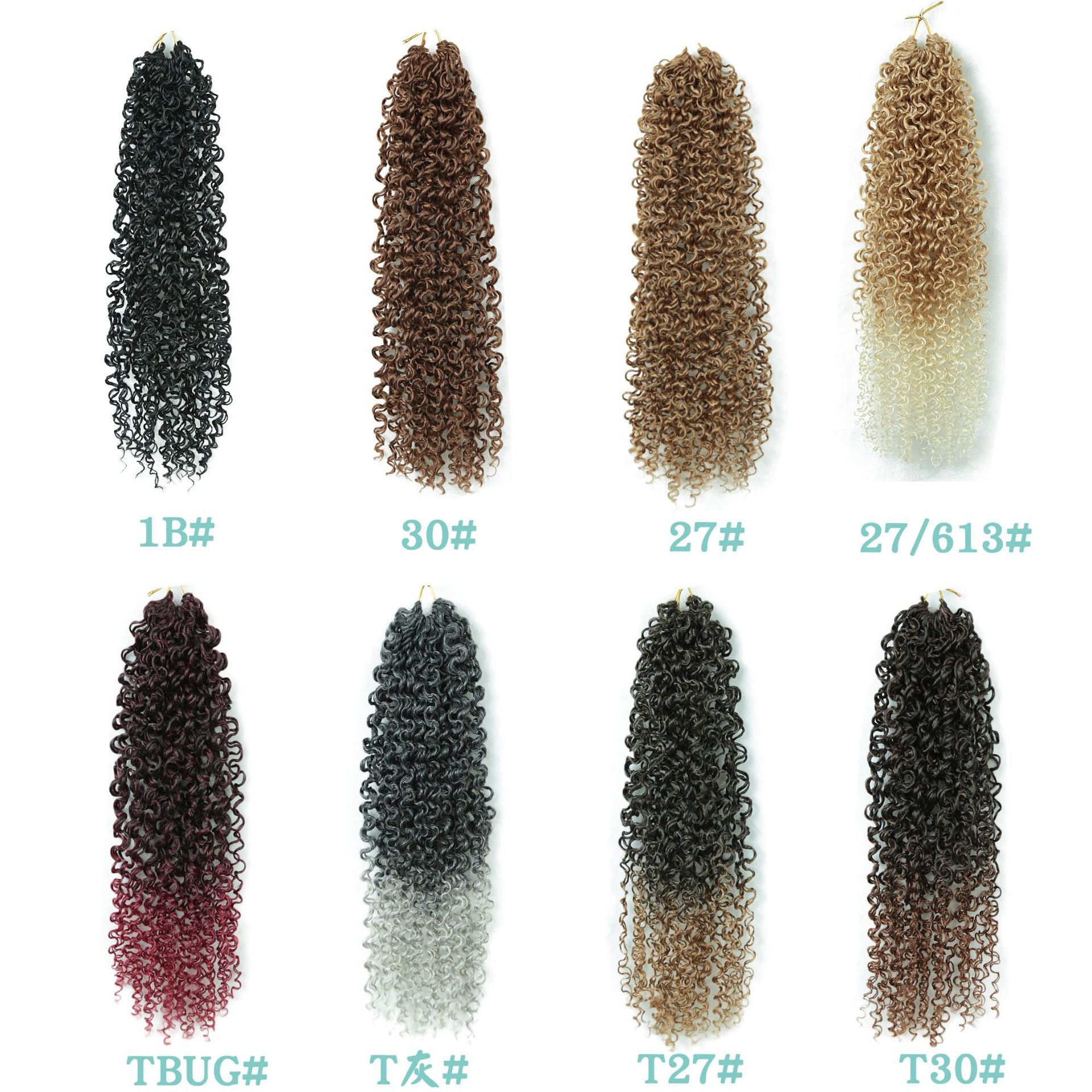 TEMU Hot-selling Export Synthetic Crochet Curly Hair Yanky Twist Instant Noodles