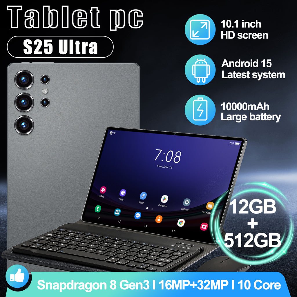 S25 Ultra Tablet Pc5G Plug-in Card Full Netcom Google Store APP Download Video Call Photo