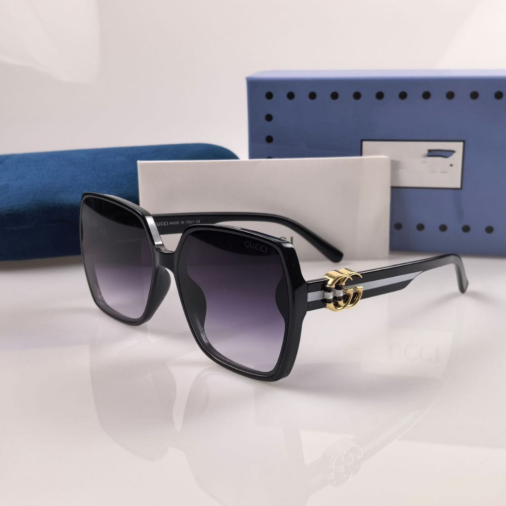 G New European and American Style Women's Fashion Personality Large Frame Square Retro Glasses Trend GG2758