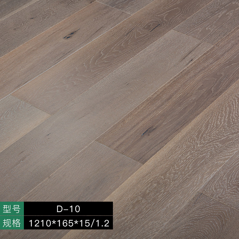 In stock wholesale Door-to-Door Installation Oak Multi-layer Small Knot Locking Solid Wood Flooring Eco-friendly Underfloor Heating Composite Flooring