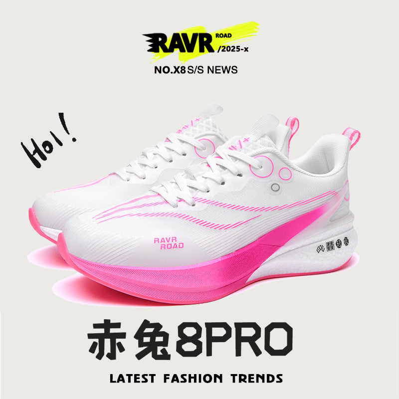 Red Rabbit8pro Running Shoes2025New mesh ultra-light shock-absorbing sports shoes fashion casual carbon plate racing running shoes