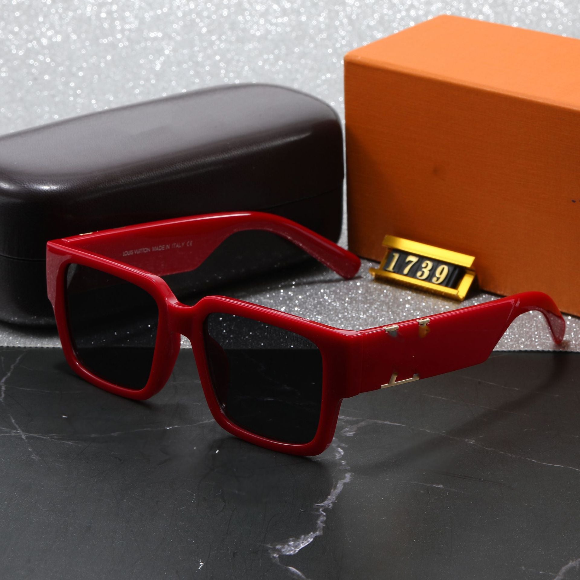 New Fashion Large Frame Square Lens Women's High-end Sunglasses European and American Trend Outdoor Sunshade Wholesale