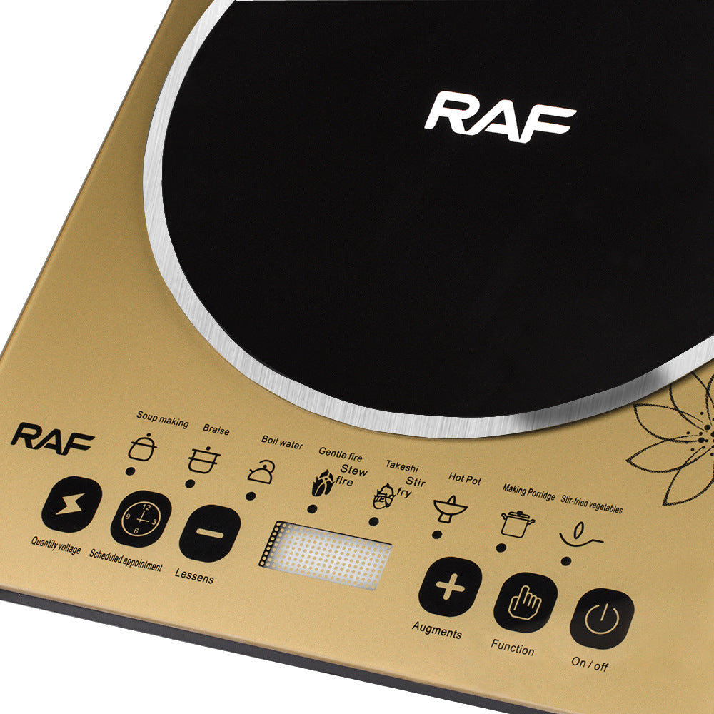 RAF European Standard Induction Cooker Household Multi-Functional High-Power Stir-Fry Hot Pot Induction Cooker Desktop Electric Stove Stir-Fry Cooking