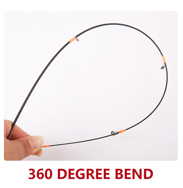 Lure rod UL Soft Tone1.68Rice1.8Rice 1.98Solid Carbon Fiber Rod Tip Gun Handle Straight Handle Horse Mouth Rod Set