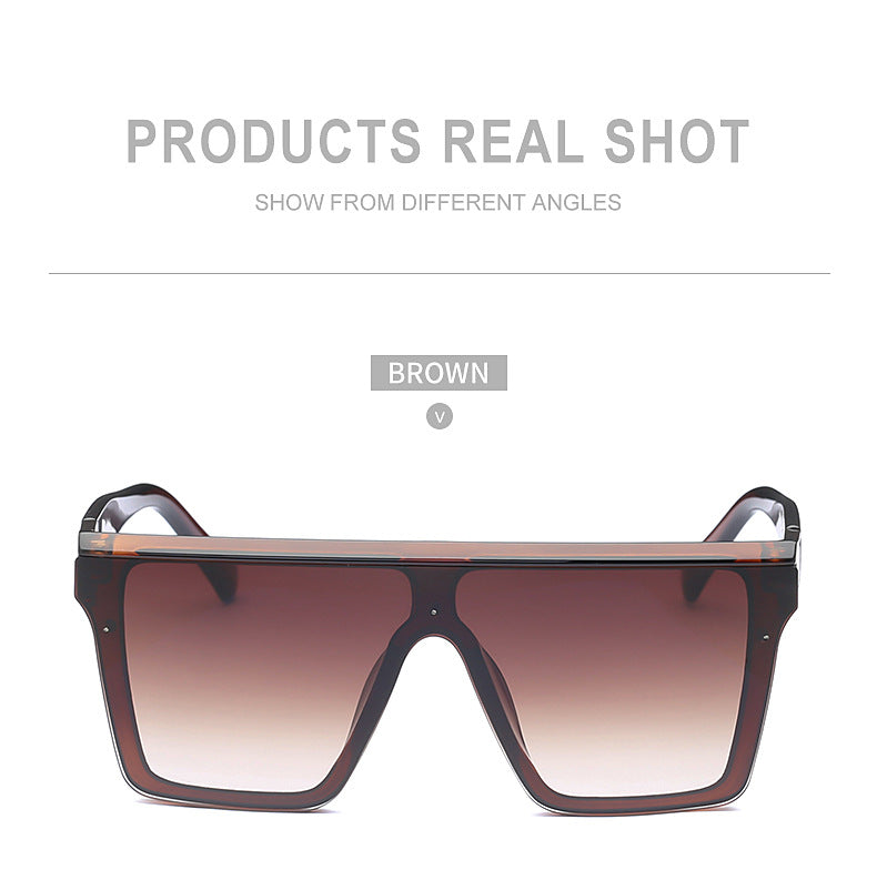 2025New Fashion Sunglasses for Women, Internet Celebrity Style, Large Square Frame Sunglasses for Men, Trendy sunglasses