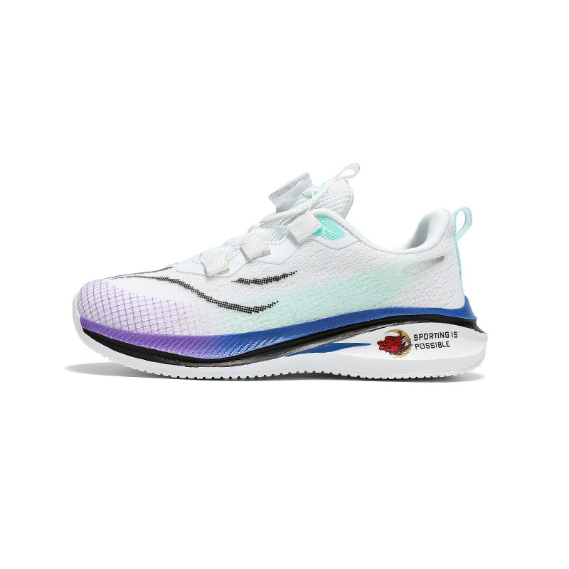 Red Rabbit7Boys' Lightweight Non-Slip Sports Shoes New Spring and Autumn Children's Casual Running Shoes Mesh Breathable Girls' Shoes