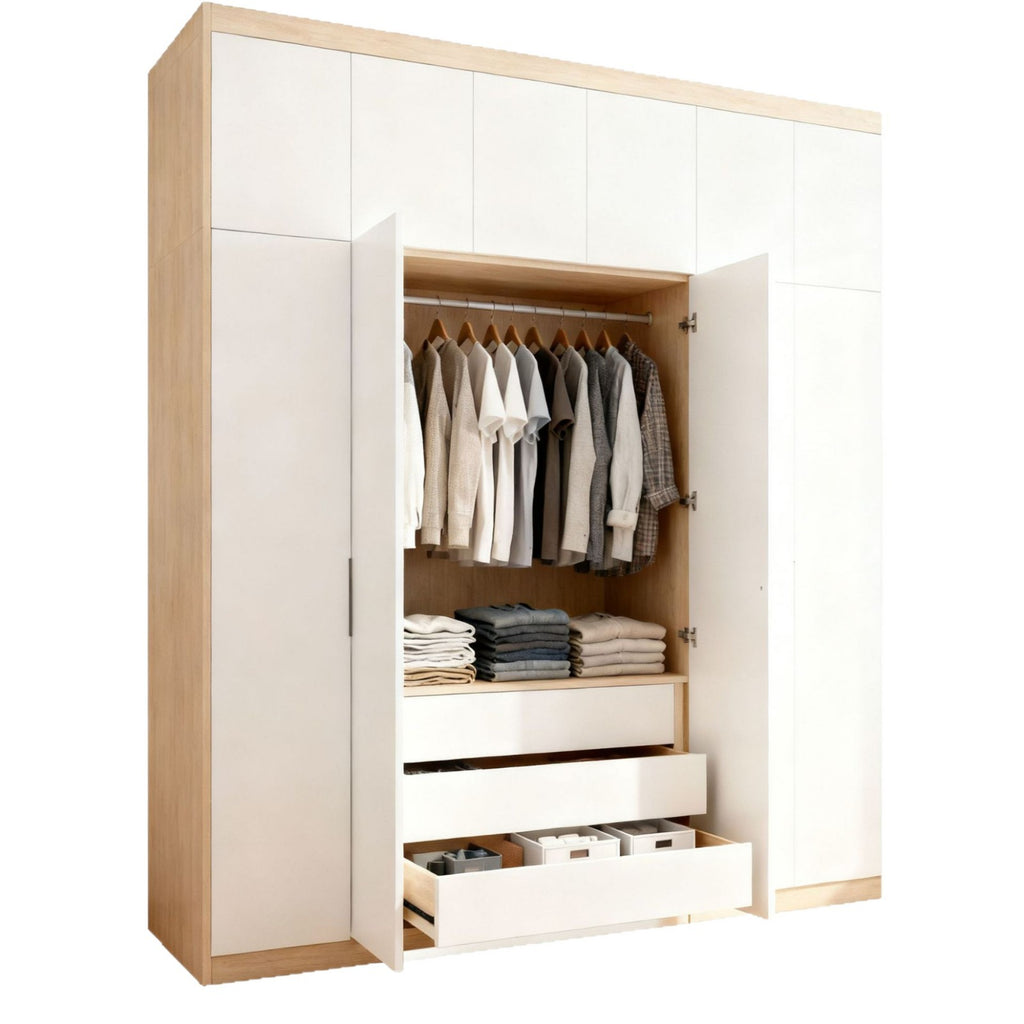 Custom Whole House Panel Bed Tatami Corner Desk Writing Desk Integrated Cabinet Storage Wardrobe Transformation