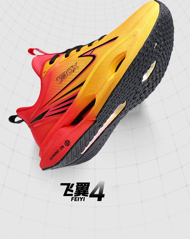 2025New Flying Wing Breathable Shock Absorption Running Shoes Summer Youth Racing Carbon Plate Lightweight Men and Women Sports Shoes