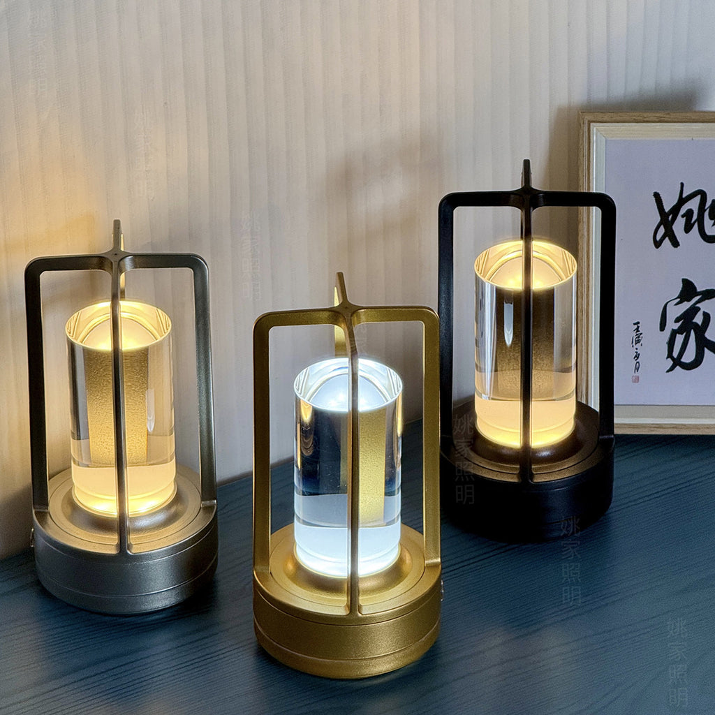 Cross Night Light Touch USB Rechargeable Cross Light Japanese Style Atmosphere Light led Bedroom Desktop Decorative Lamp