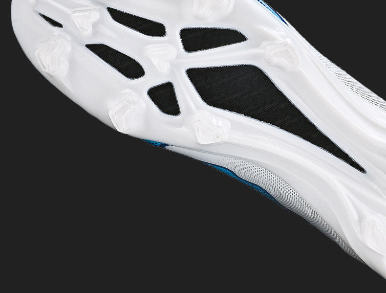 New Professional Football Shoes Boys High Top Youth Students Competition Training AG Long Spike Broken Spike Sneakers