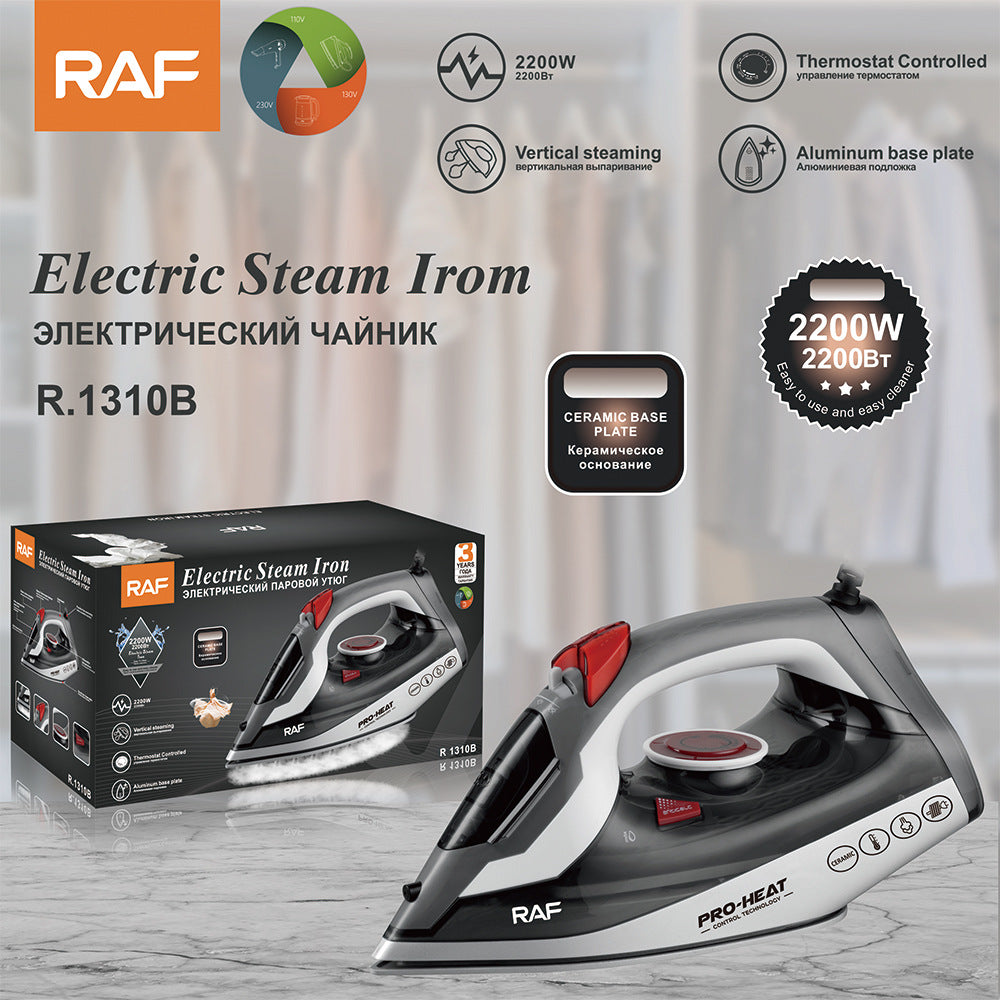 RAF European Standard Steam Iron Portable Ironing Machine Three-speed temperature-adjustable pressure-type high-power electric iron
