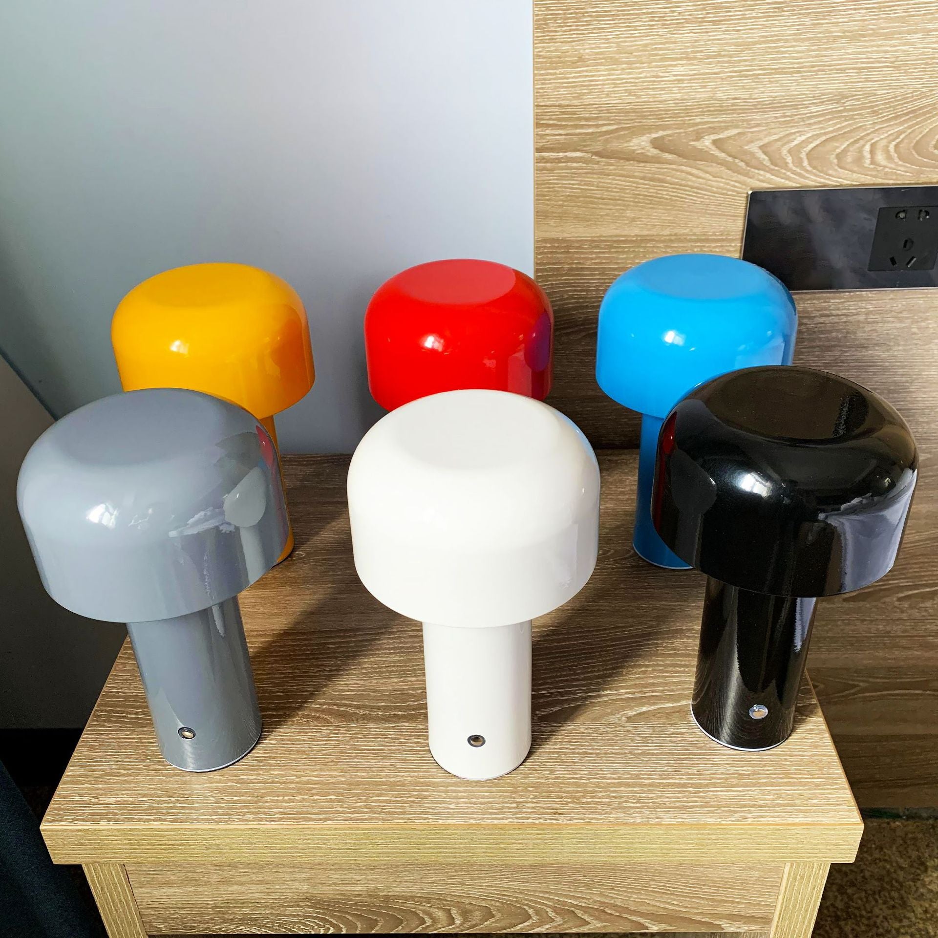 Creative Bellhop Mushroom Lamp led Bedroom bedside bar ambiance usb Rechargeable Decorative Night Light