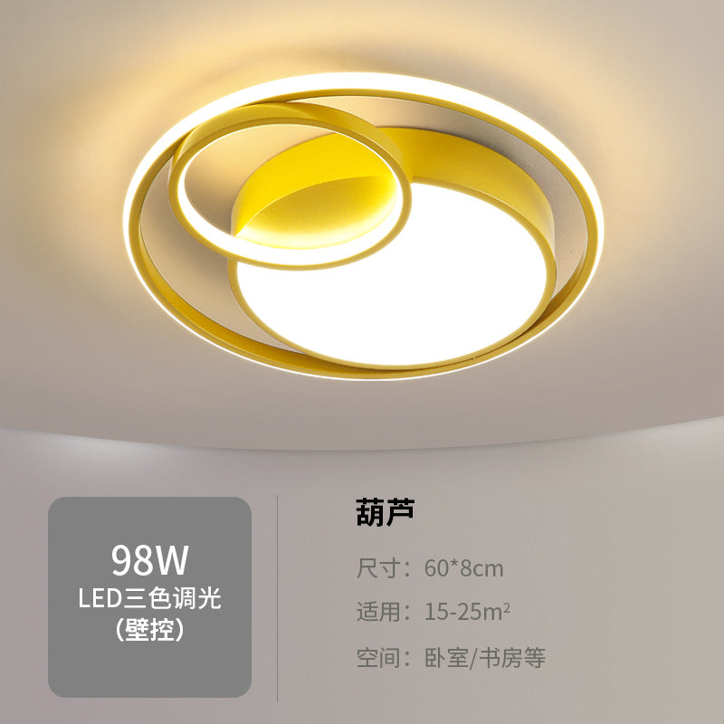 led Ceiling Lamp Master Bedroom Lamp Cozy Modern Minimalist Children's Room Lamp Creative Personality Room Lamp Ceiling Light Fixture
