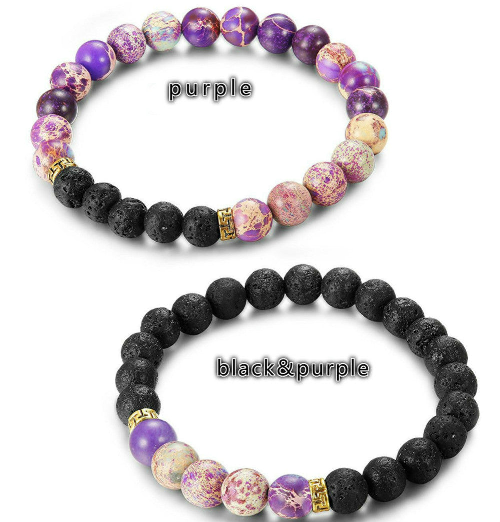 Hot-Selling Universe Galaxy Solar System Eight Planets Bracelet Guardian Star Natural Stone Bead Bracelet Seven Meridians Bracelet