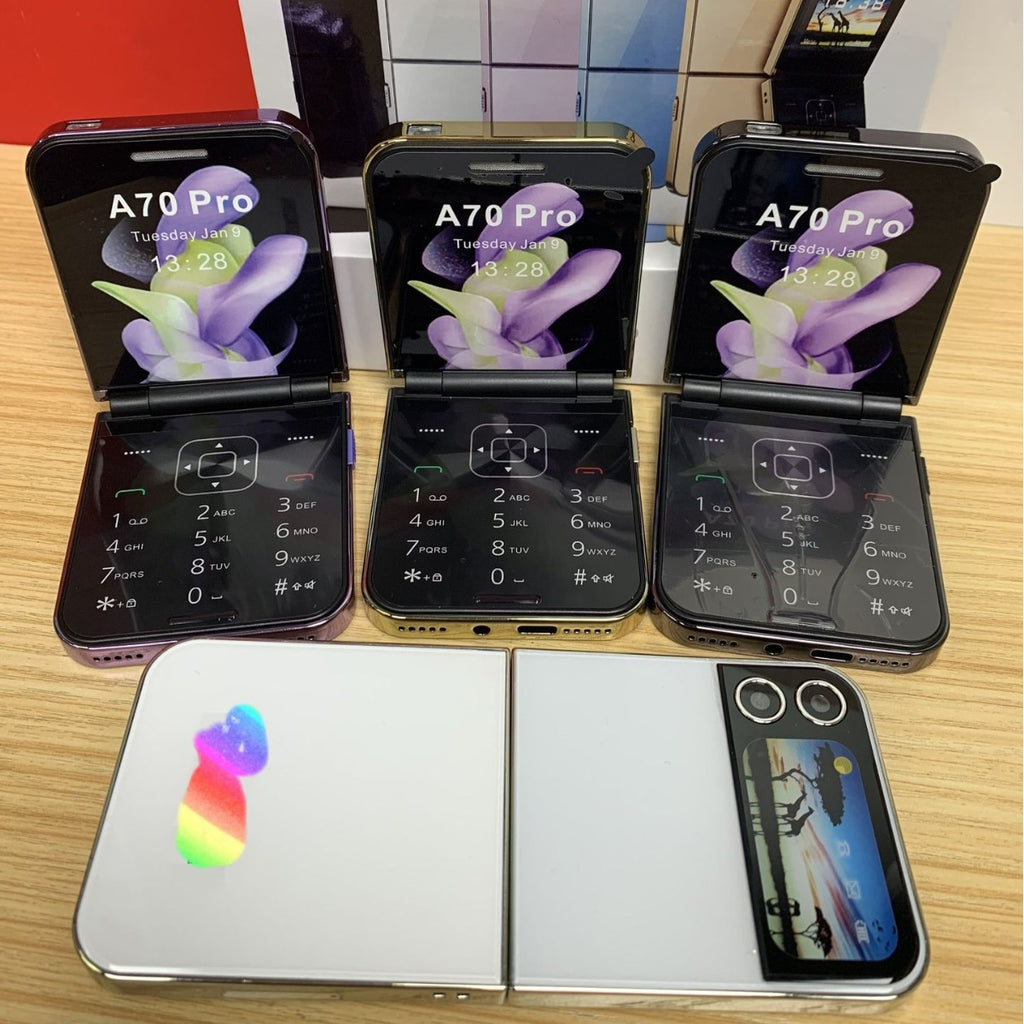 A7pro Flip Phone Mini Feature Phone Foldable Phone with Buttons2G Foreign Language Multi-Language