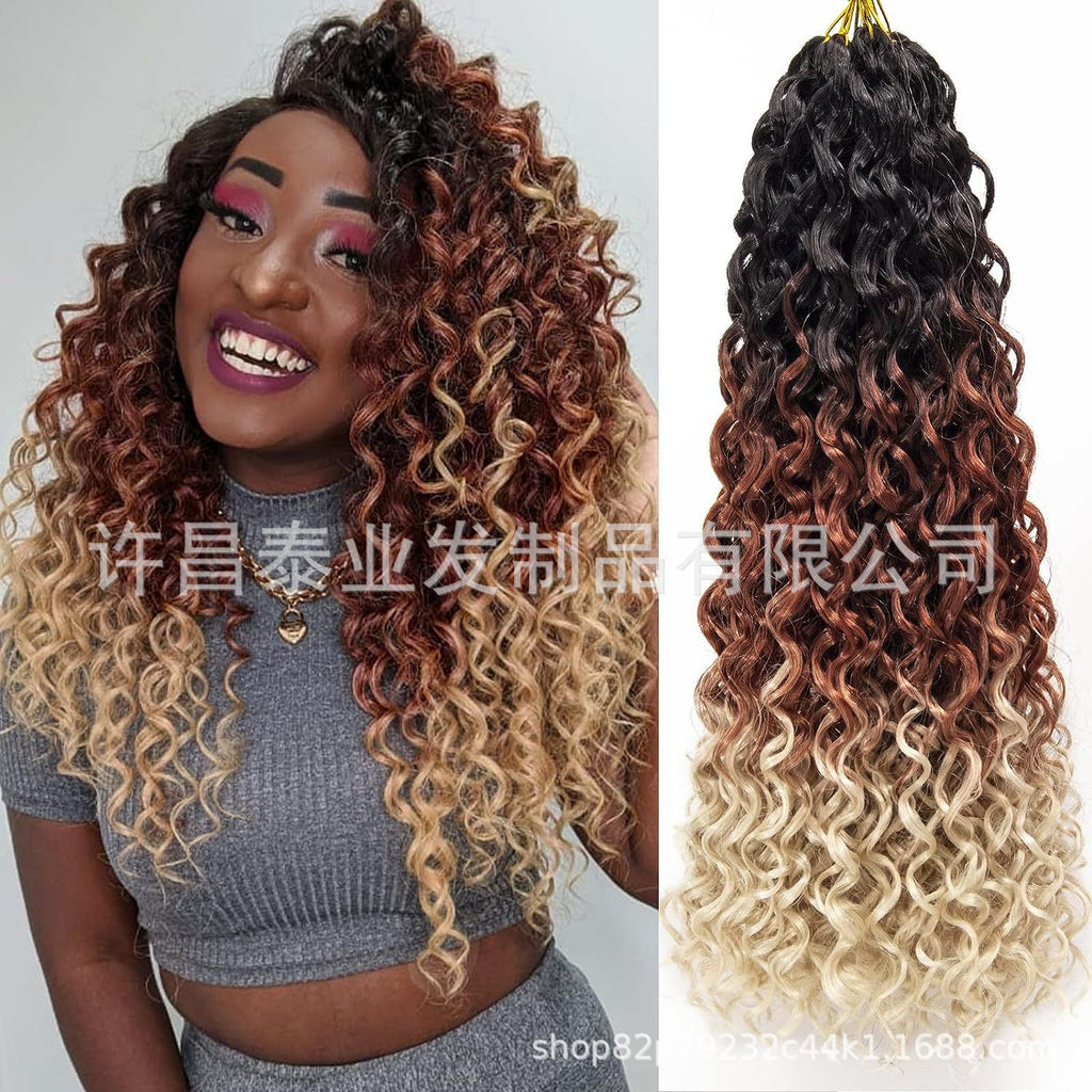 European and American Foreign Trade Cross-Border Wig African Curl Dreadlocks Crochet Hair GoGo Curl Crochet Hair Wig