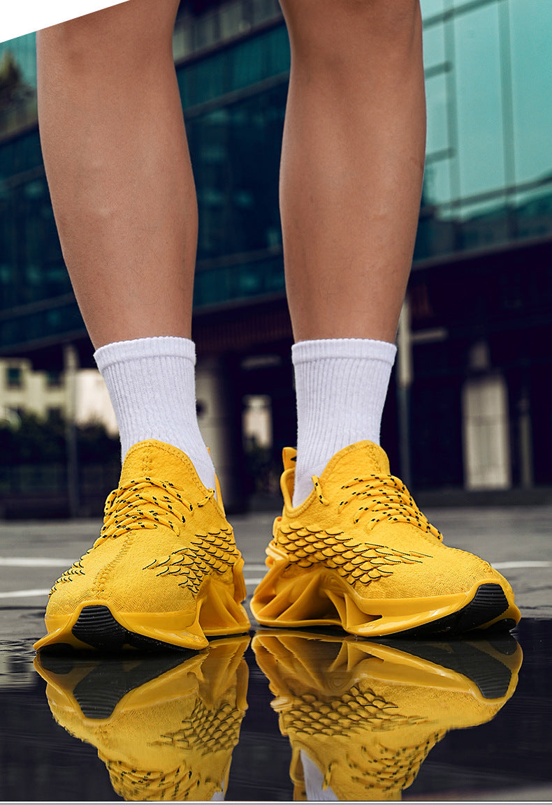 2025Spring and Summer New Large Size Men's Sports Running Shoes Versatile Student Blade Shoes Casual Trendy Shoes for Men