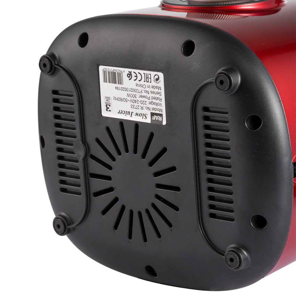 RAF EU Standard Juicer Original Juice Extractor Food Processor Household Multifunctional Slow Juicer R.2733