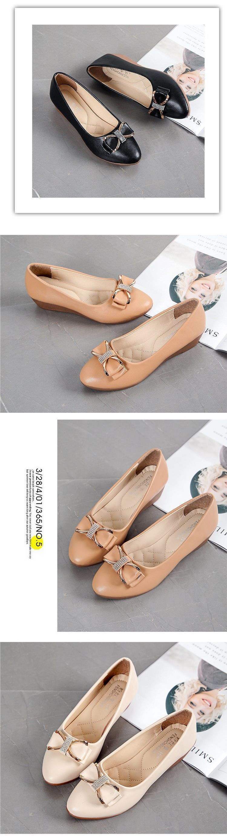 Pumps Women2025Spring New Versatile Women's Loafers British Style Flat Rhinestone Moccasins Durable Sole Women's Shoes