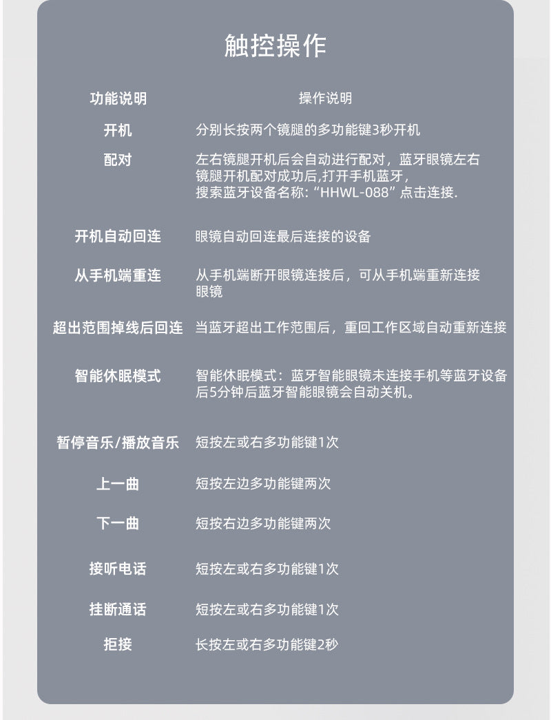 ai Smart Glasses Business Blue Light Blocking Can Be Fitted with Prescription Lenses Supports Small Order Processing Smart Wearable Device