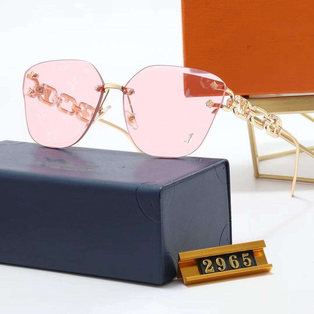 2024New Fashion Trend Sunglasses High-End Luxury Style Women's Sunglasses Laser Lenses Unique Street Style