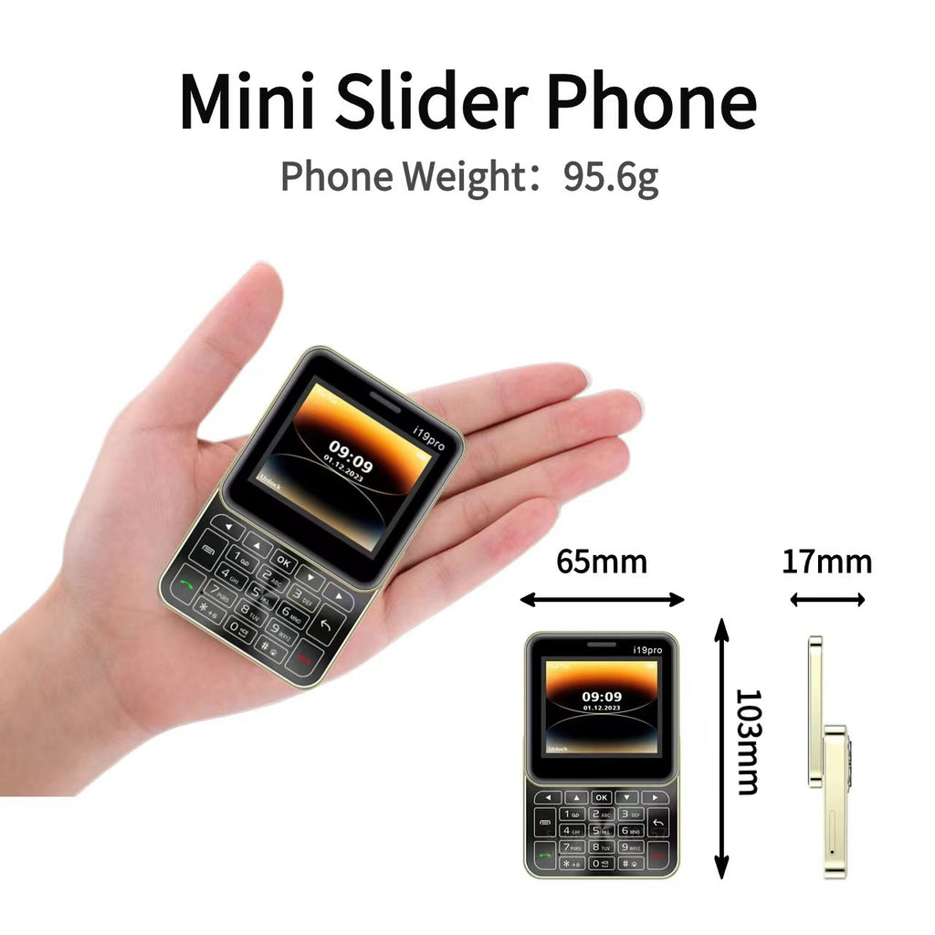 Mini Rotary Function button phonei19pro Rotate180Mini Phone